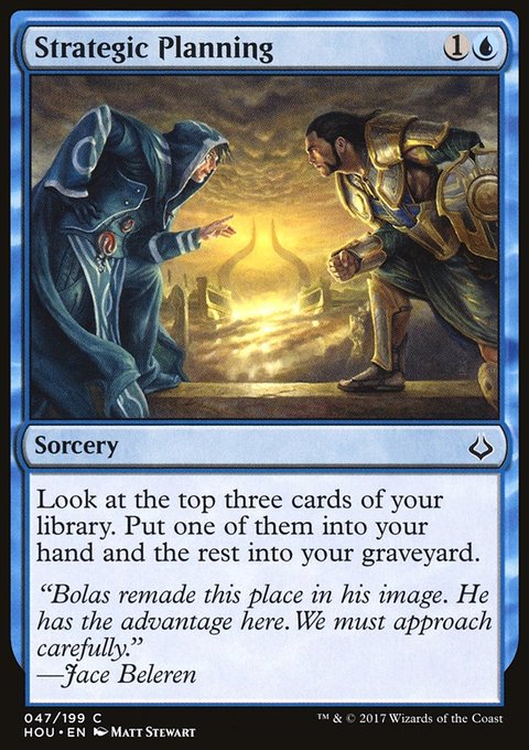 Strategic Planning, Hour of Devastation #47, Magic: The Gathering card