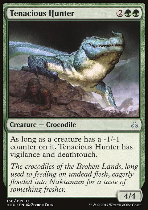 Tenacious Hunter, Hour of Devastation #136, Magic: The Gathering card