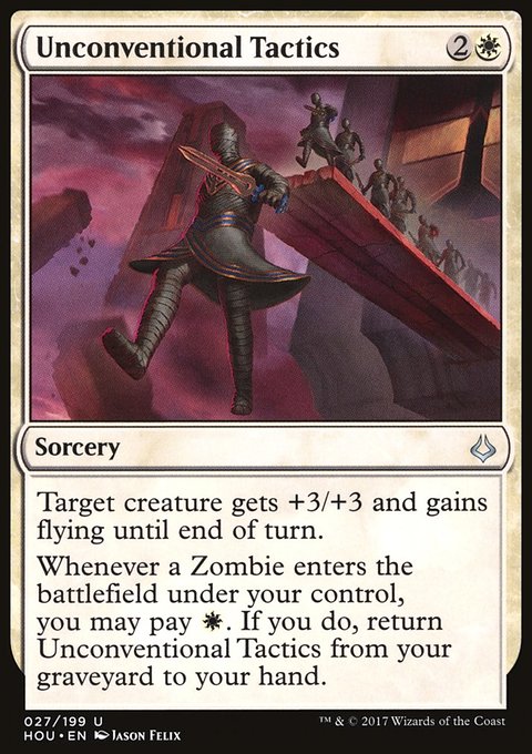 Unconventional Tactics, Hour of Devastation #27, Magic: The Gathering card