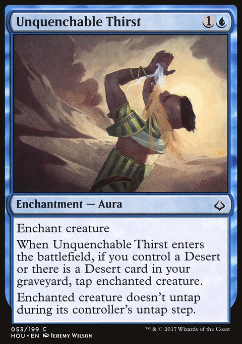 Unquenchable Thirst, Hour of Devastation #53, Magic: The Gathering card