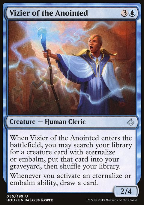 Vizier of the Anointed, Hour of Devastation #55, Magic: The Gathering card