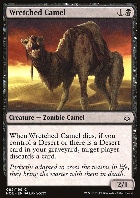 Wretched Camel, Hour of Devastation #82, Magic: The Gathering card