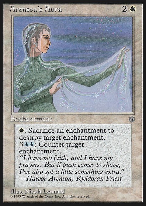 Arenson's Aura, Ice Age #3, Magic: The Gathering card