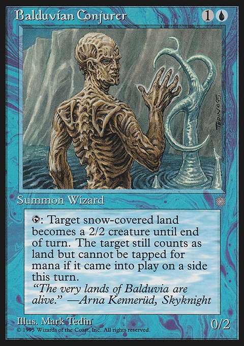 Balduvian Conjurer, Ice Age #58, Magic: The Gathering card