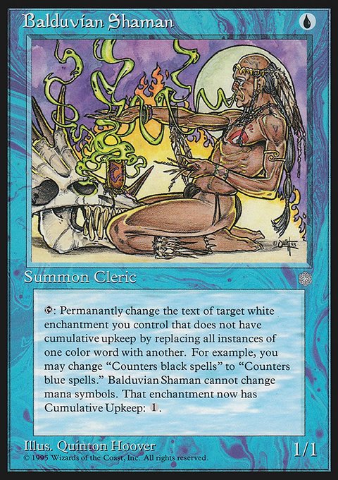 Balduvian Shaman, Ice Age #59, Magic: The Gathering card