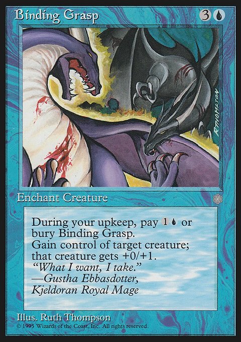 Binding Grasp, Ice Age #60, Magic: The Gathering card