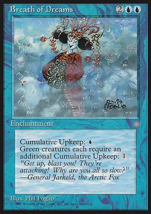 Breath of Dreams, Ice Age #62, Magic: The Gathering card