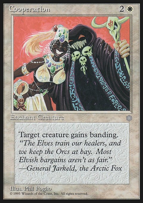 Cooperation, Ice Age #18, Magic: The Gathering card