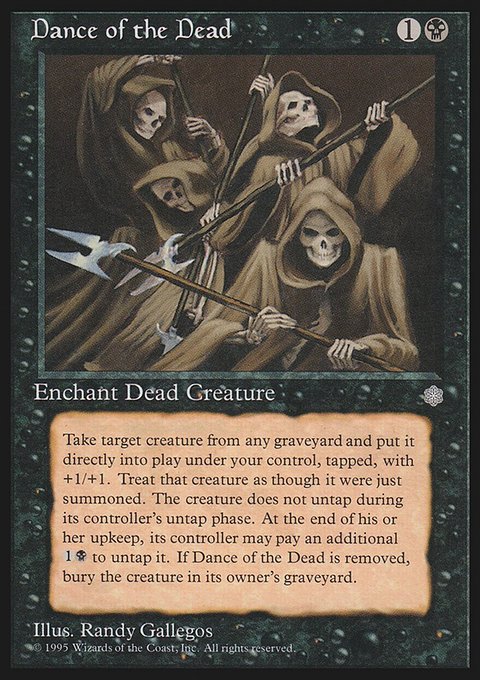Dance of the Dead, Ice Age #118, Magic: The Gathering card