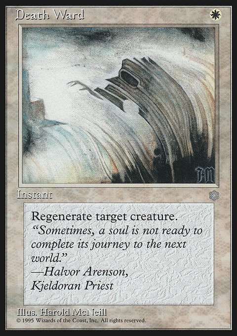 Death Ward, Ice Age #19, Magic: The Gathering card