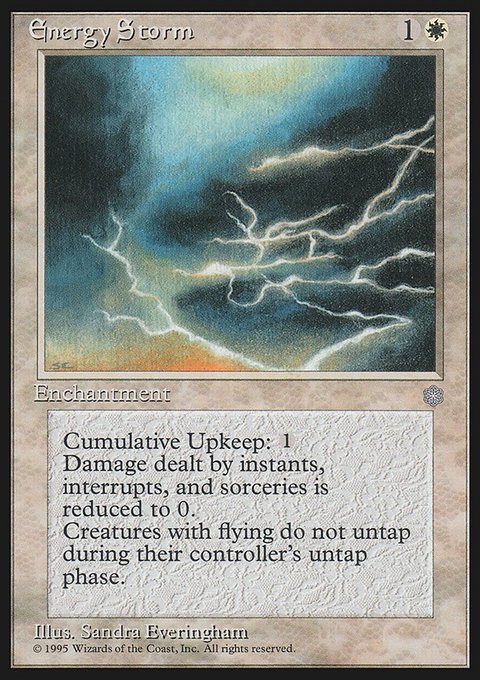 Energy Storm, Ice Age #24, Magic: The Gathering card