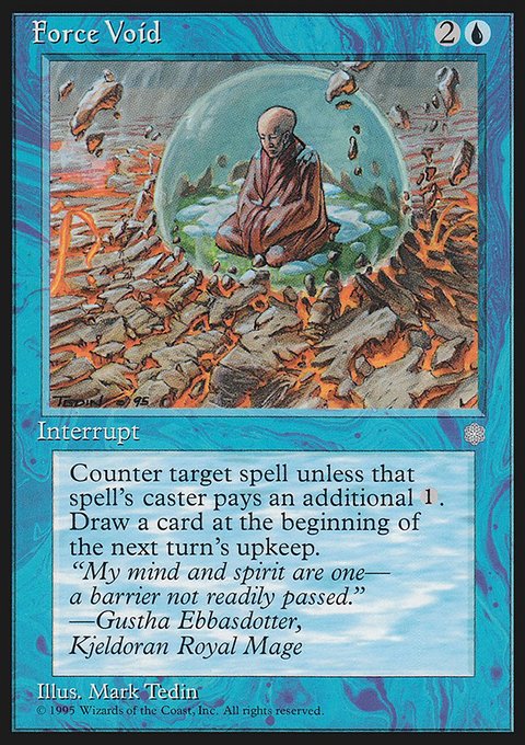 Force Void, Ice Age #70, Magic: The Gathering card