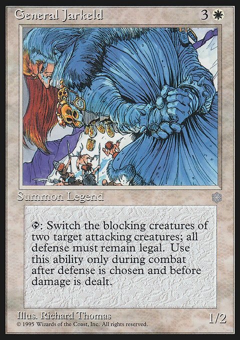 General Jarkeld, Ice Age #27, Magic: The Gathering card