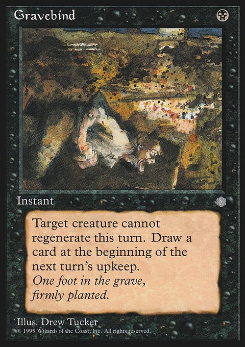 Gravebind, Ice Age #129, Magic: The Gathering card