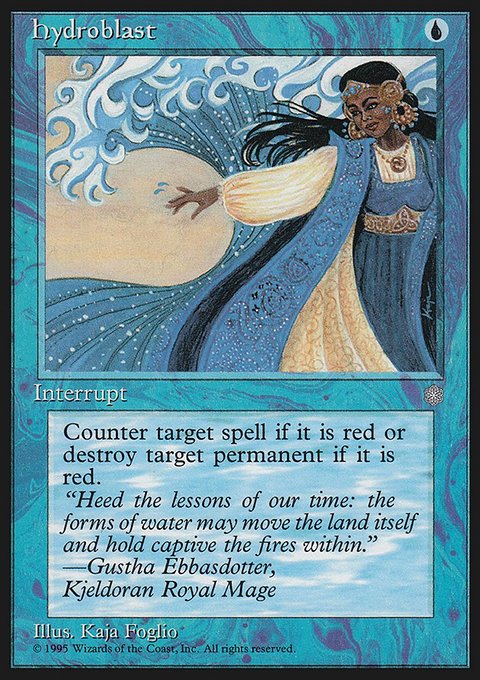 Hydroblast, Ice Age #72, Magic: The Gathering card