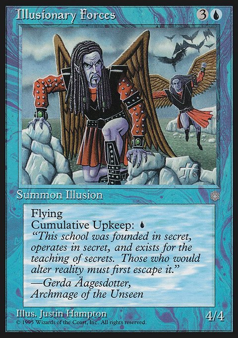 Illusionary Forces, Ice Age #75, Magic: The Gathering card
