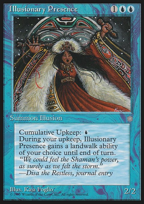 Illusionary Presence, Ice Age #76, Magic: The Gathering card