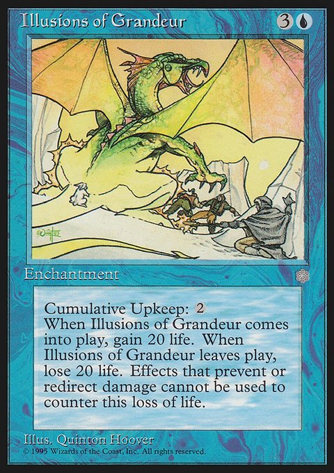 Illusions of Grandeur, Ice Age #79, Magic: The Gathering card