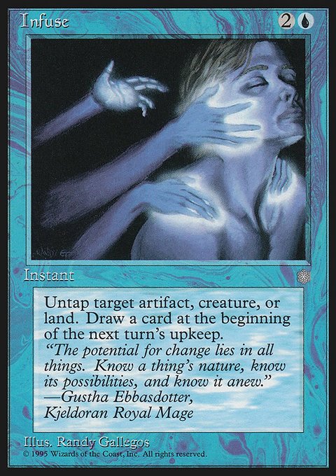 Infuse, Ice Age #80, Magic: The Gathering card