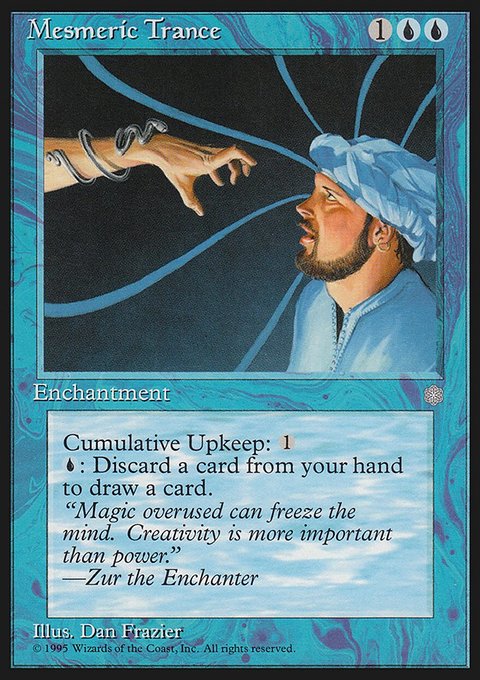 Mesmeric Trance, Ice Age #83, Magic: The Gathering card