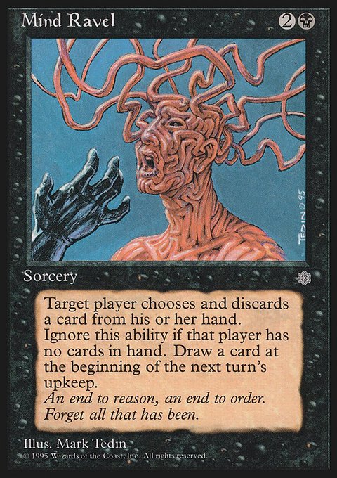 Mind Ravel, Ice Age #147, Magic: The Gathering card