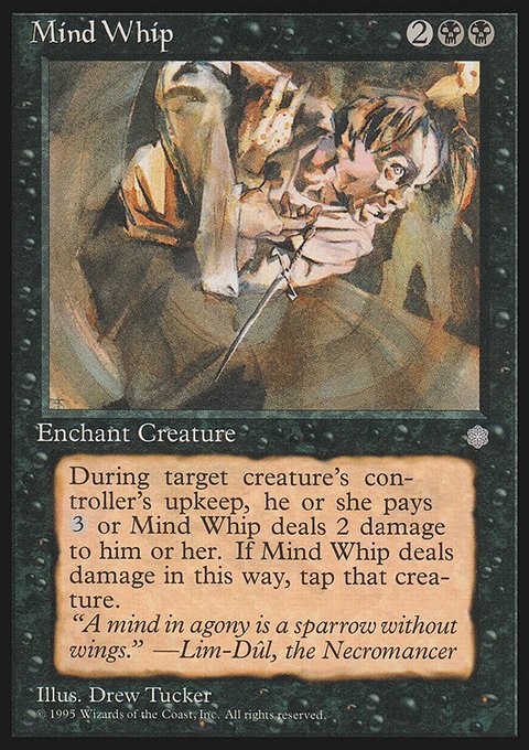 Mind Whip, Ice Age #149, Magic: The Gathering card