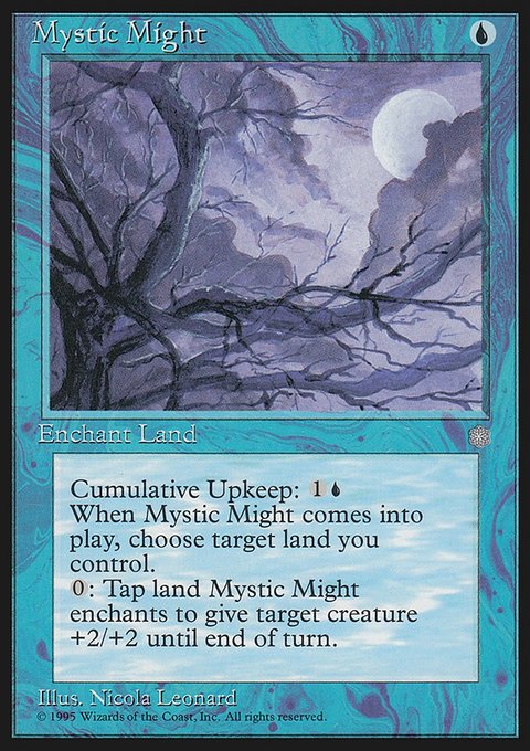 Mystic Might, Ice Age #86, Magic: The Gathering card