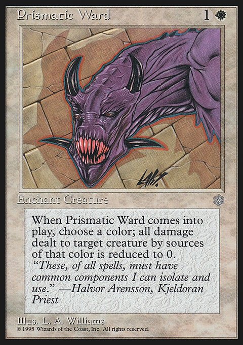 Prismatic Ward, Ice Age #47, Magic: The Gathering card