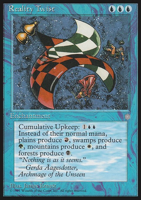 Reality Twist, Ice Age #94, Magic: The Gathering card