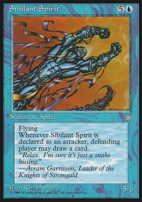 Sibilant Spirit, Ice Age #97, Magic: The Gathering card