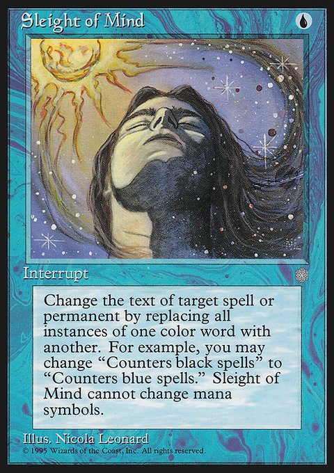 Sleight of Mind, Ice Age #99, Magic: The Gathering card
