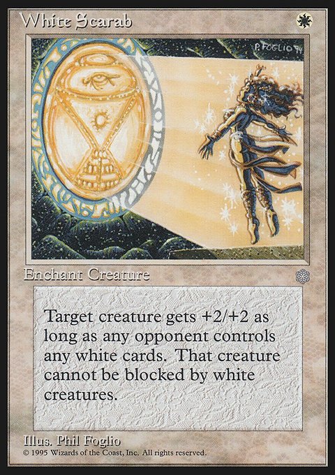 White Scarab, Ice Age #56, Magic: The Gathering card