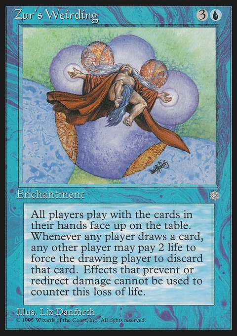 Zur's Weirding, Ice Age #110, Magic: The Gathering card
