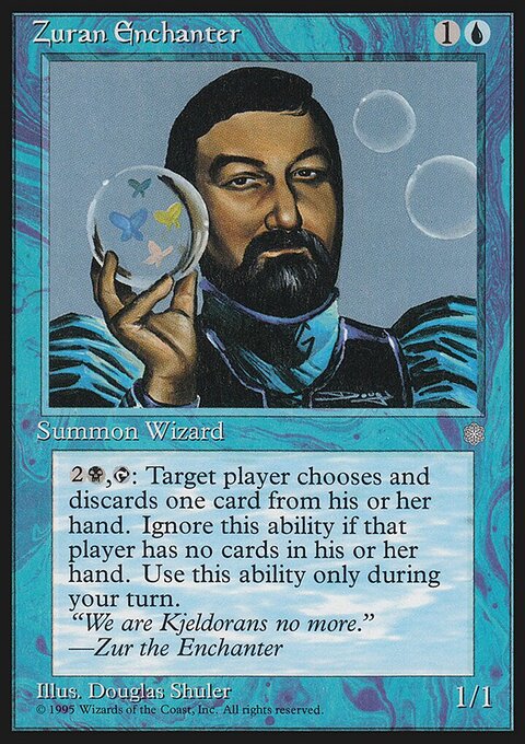 Zuran Enchanter, Ice Age #111, Magic: The Gathering card