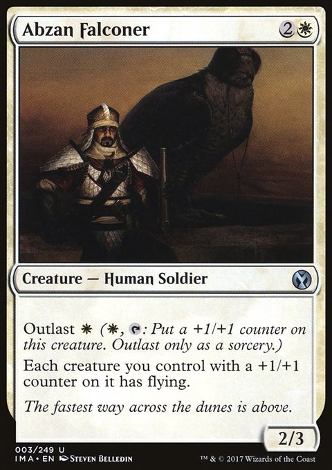 Abzan Falconer, Iconic Masters #3, Magic: The Gathering card