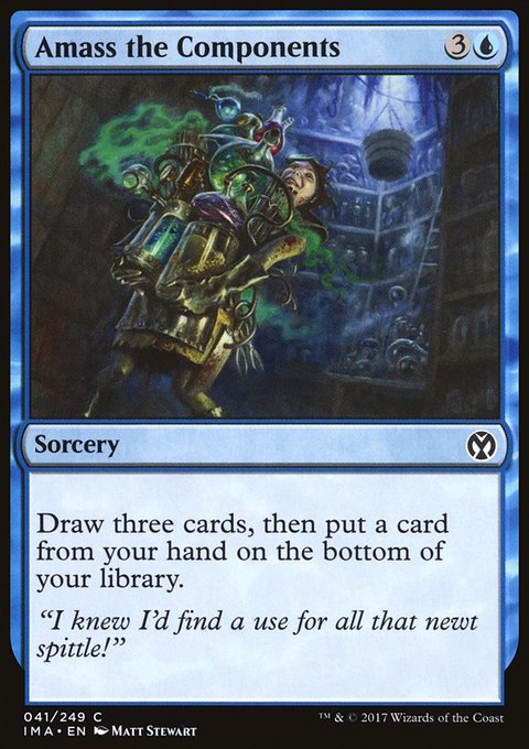 Amass the Components, Iconic Masters #41, Magic: The Gathering card