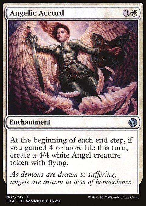 Angelic Accord, Iconic Masters #7, Magic: The Gathering card