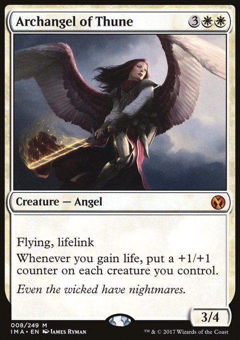 Archangel of Thune, Iconic Masters #8, Magic: The Gathering card