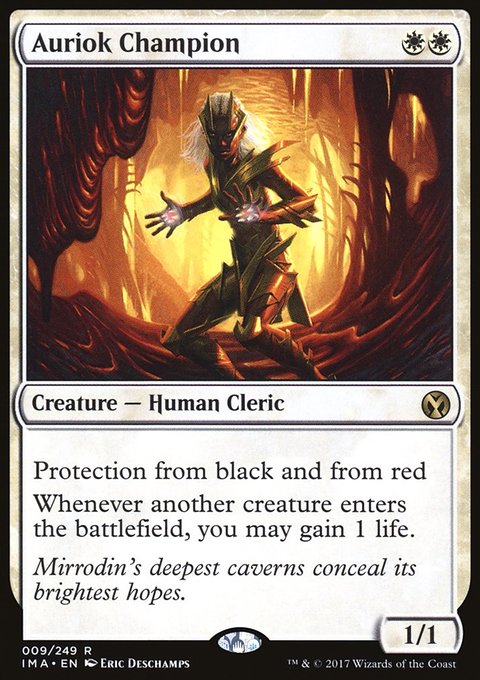 Auriok Champion, Iconic Masters #9, Magic: The Gathering card