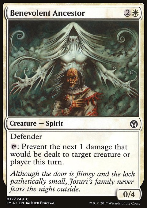 Benevolent Ancestor, Iconic Masters #12, Magic: The Gathering card
