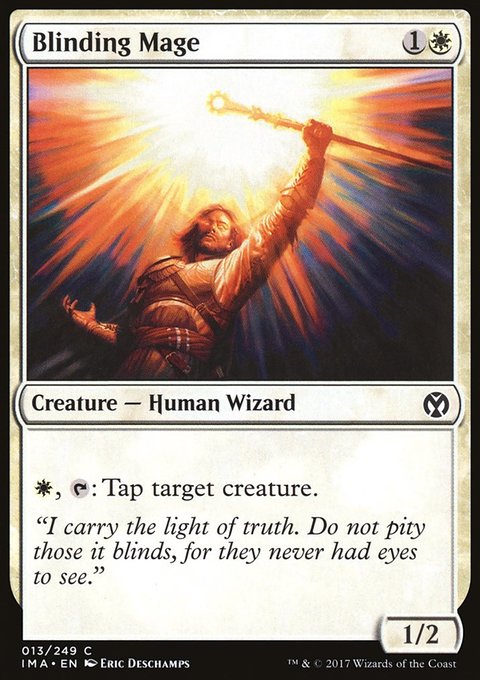 Blinding Mage, Iconic Masters #13, Magic: The Gathering card