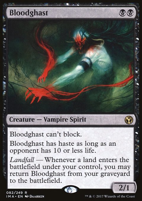 Bloodghast, Iconic Masters #82, Magic: The Gathering card