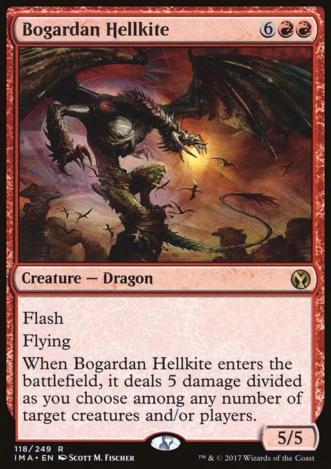 Bogardan Hellkite, Iconic Masters #118, Magic: The Gathering card
