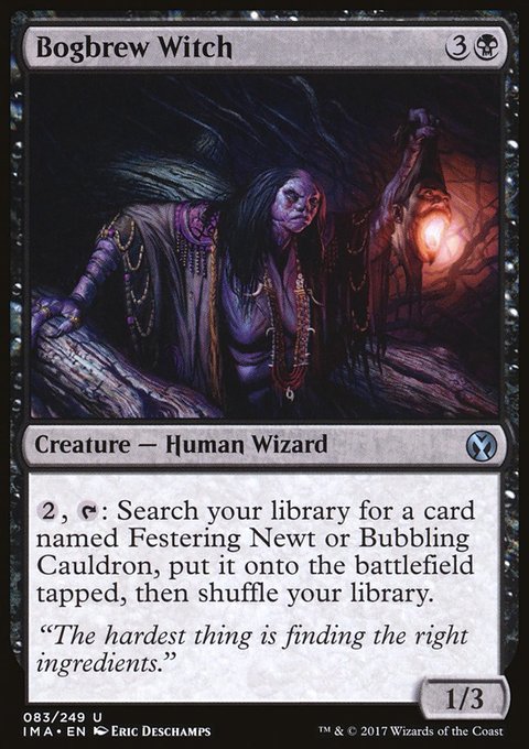 Bogbrew Witch, Iconic Masters #83, Magic: The Gathering card