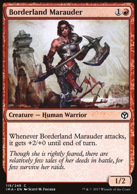 Borderland Marauder, Iconic Masters #119, Magic: The Gathering card