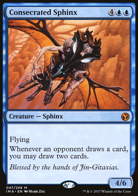 Consecrated Sphinx, Iconic Masters #47, Magic: The Gathering card