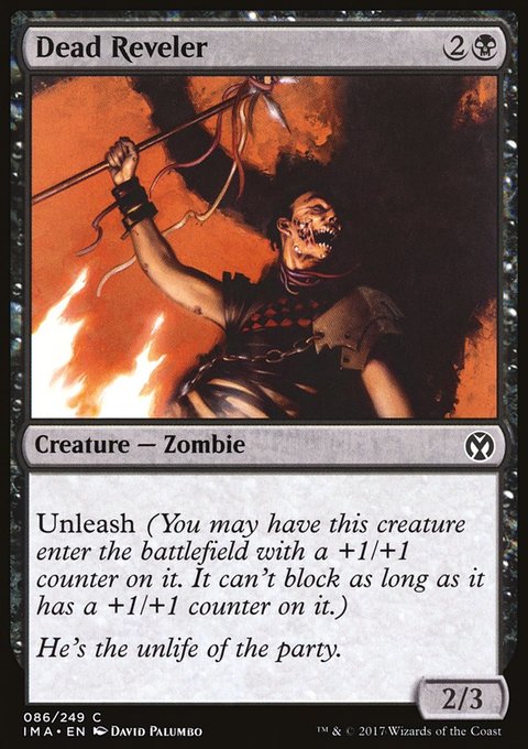 Dead Reveler, Iconic Masters #86, Magic: The Gathering card