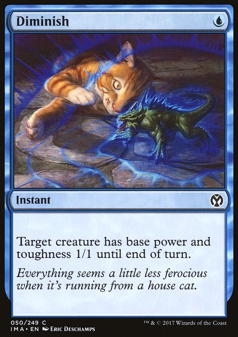 Diminish, Iconic Masters #50, Magic: The Gathering card