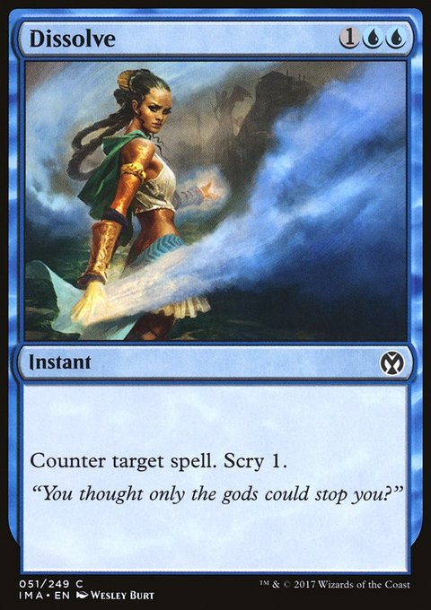 Dissolve, Iconic Masters #51, Magic: The Gathering card