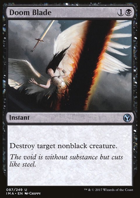 Doom Blade, Iconic Masters #87, Magic: The Gathering card